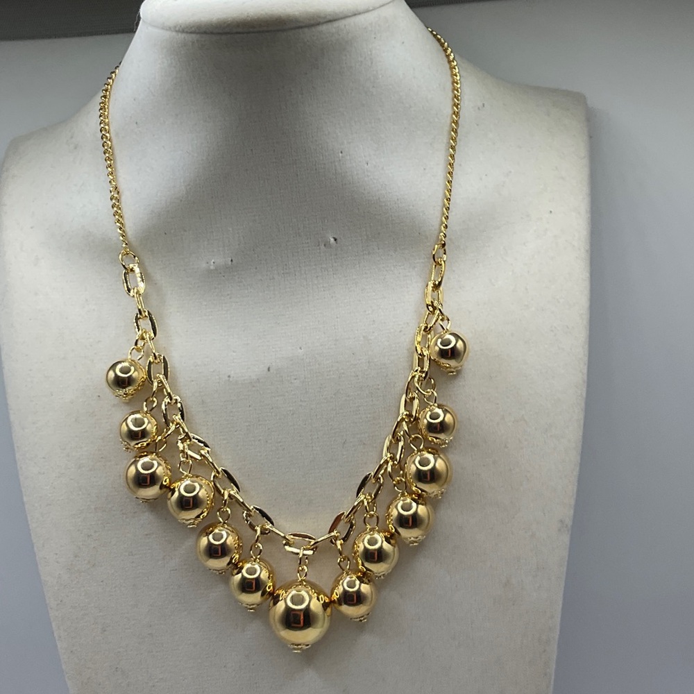 Fashion Jewelry Gold Statement Necklace
